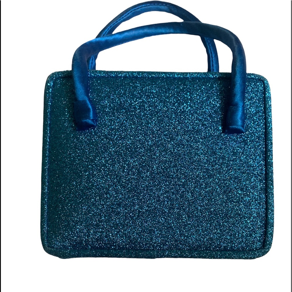 Zara Blue Crystal Clutch